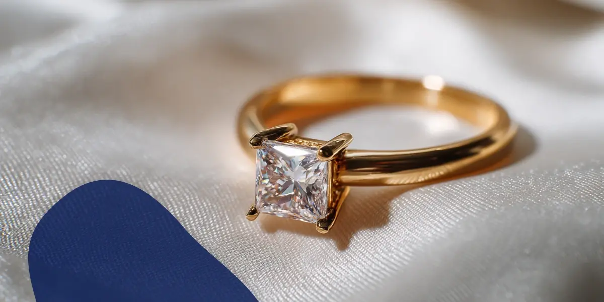 anillos corte de diamante